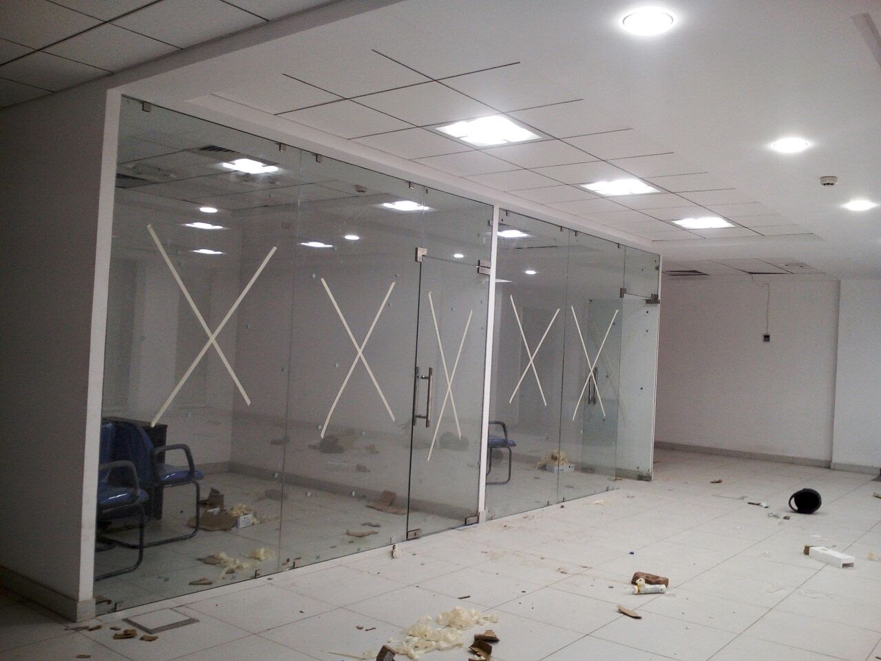 Toughened Glass Partition